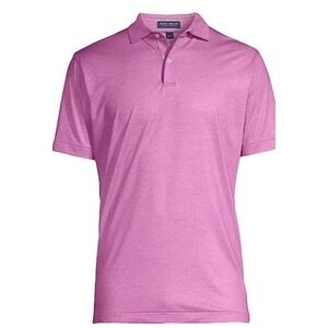 Peter Millar Golf Polo Shirt Purple Pima‎ Cotton Mens XL MS24XK70 NWT $135